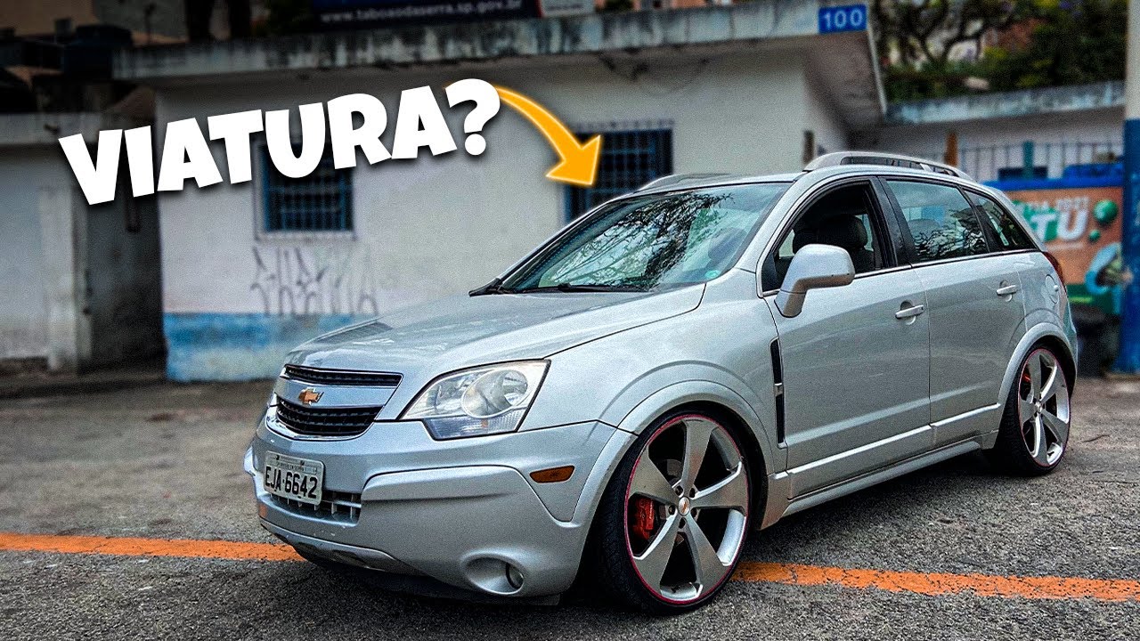 CAPTIVA ARO 22 PORTA MALA PERSONALIZADO PATRULHA SÓ FINAL DE SEMANA CONFIRA