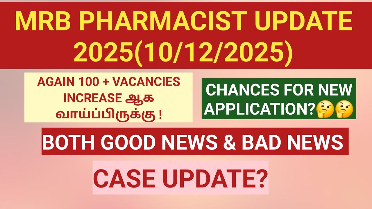 MRB PHARMACIST EXAM UPDATE 