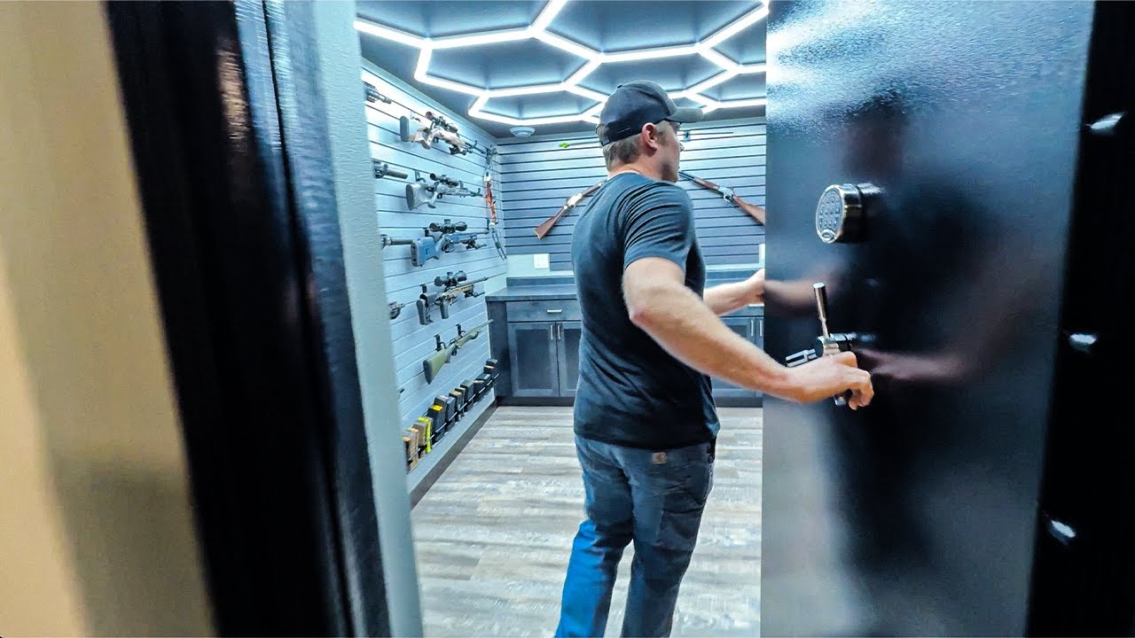 One of the coolest gun rooms we've seen