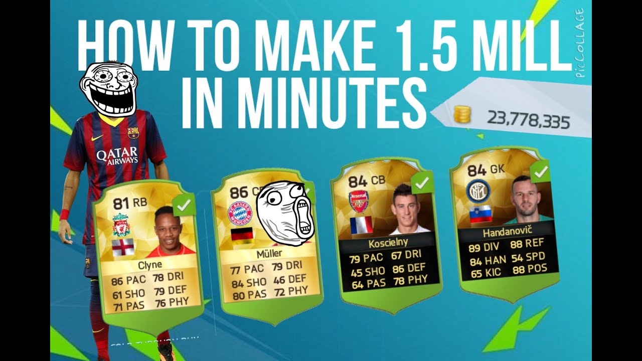 FIFA 16 // HOW TO MAKE 1.5 MILLION IN MINUTES TRADING METHOD