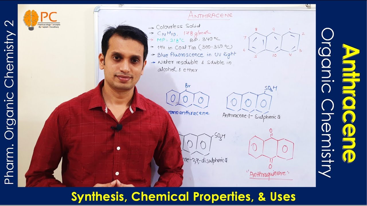 Anthracene Organic Chemistry: Synthesis, Chemical Reactions and Uses | Polynuclear Hydrocarbons
