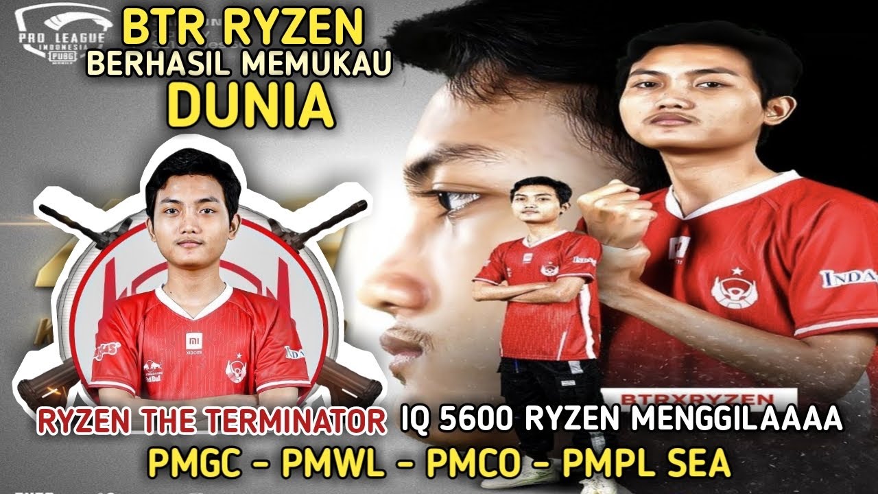 Hari Dimana Ryzen Berhasil Memukau Dunia - BTR Ryzen The Terminator CLUTCH - PUBG MOBILE