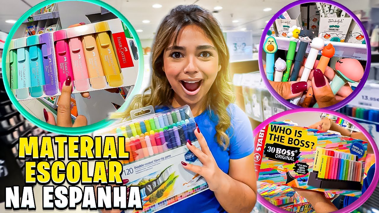 COMPRANDO MEU MATERIAL ESCOLAR NA ESPANHA 🇪🇸 2026