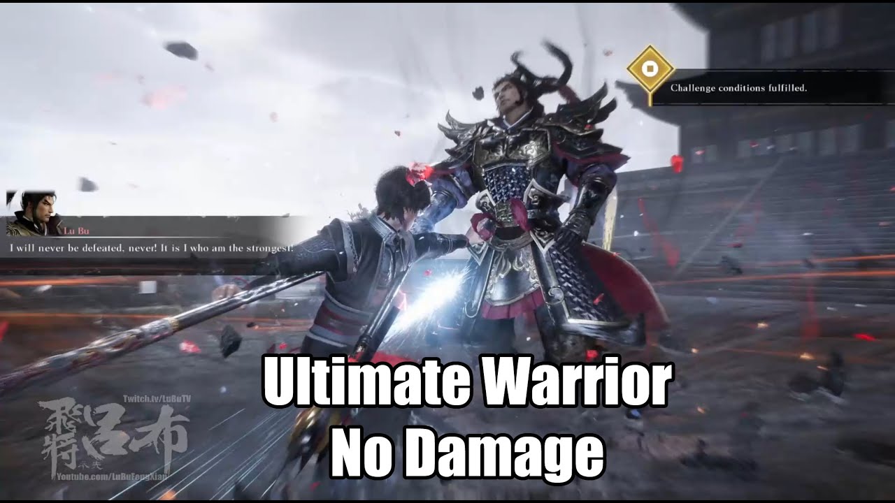 How to Beat Lu Bu in Xiapi while taking No Damage - Unlock Red Hare easy - Dynasty Warriors Origins