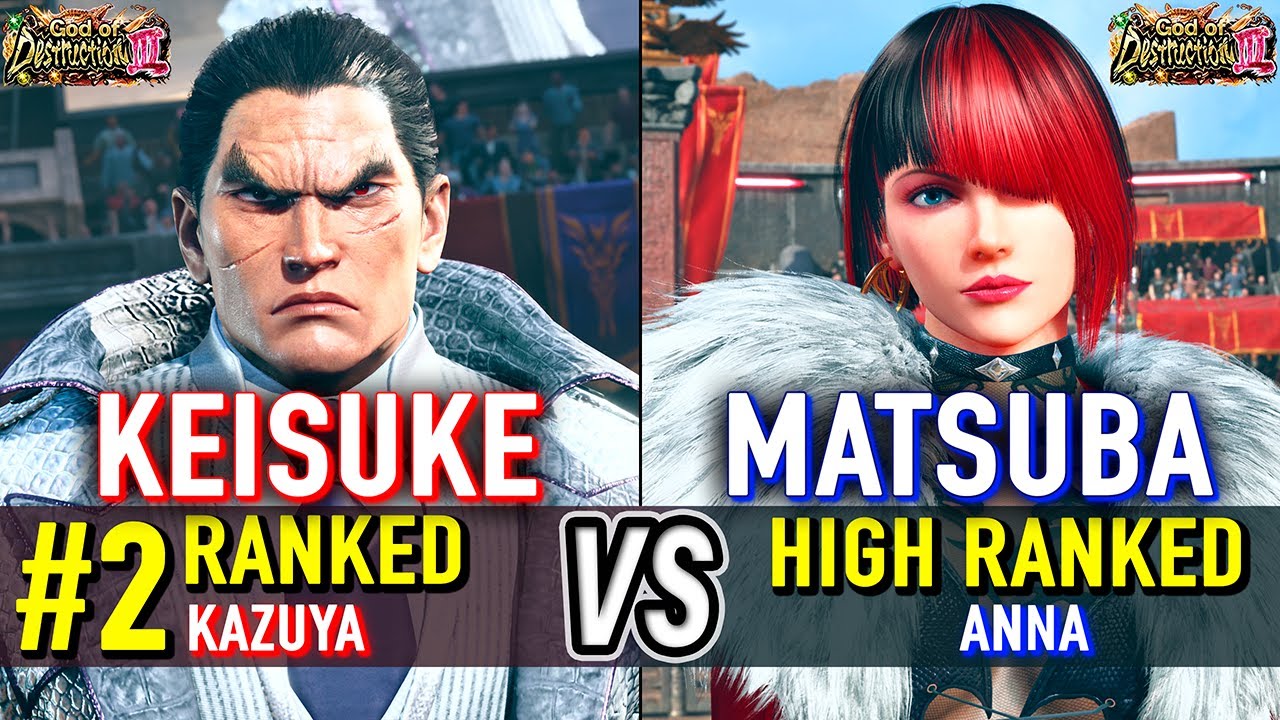 T8 🔥 KEISUKE (#2 Ranked Kazuya) vs MATSUBA (Anna) 🔥 Tekken 8 High Level Gameplay