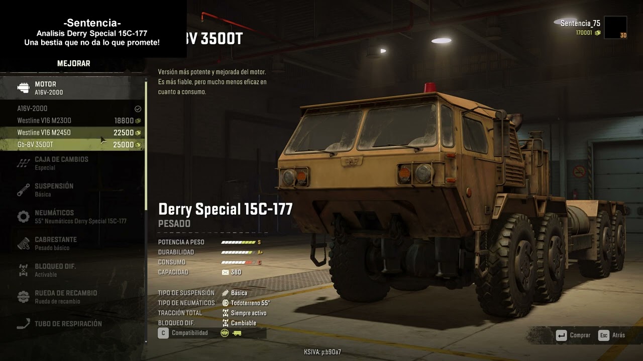 Snowrunner pc-Analisis Derry Special 15C-177 season 9 en exclusiva!