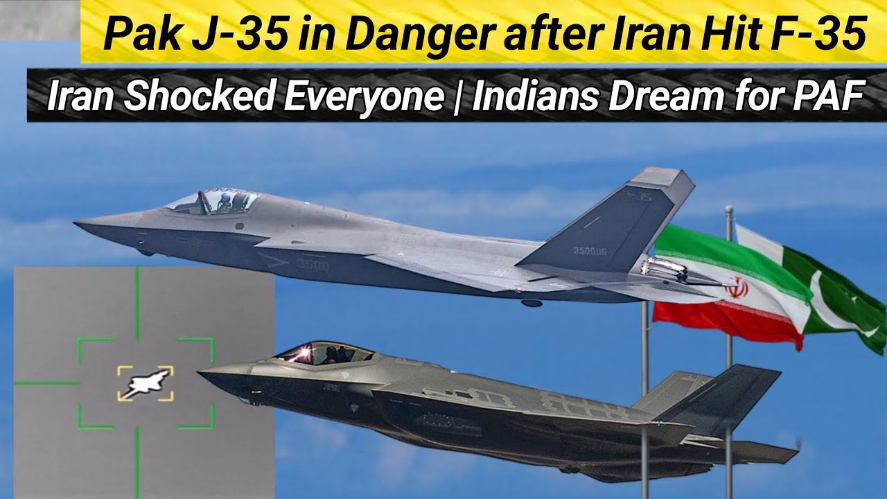 Pak J-35 in Danger after Iran Hit F-35 | Iran Shocked Everyone | Indians Dream for PAF 