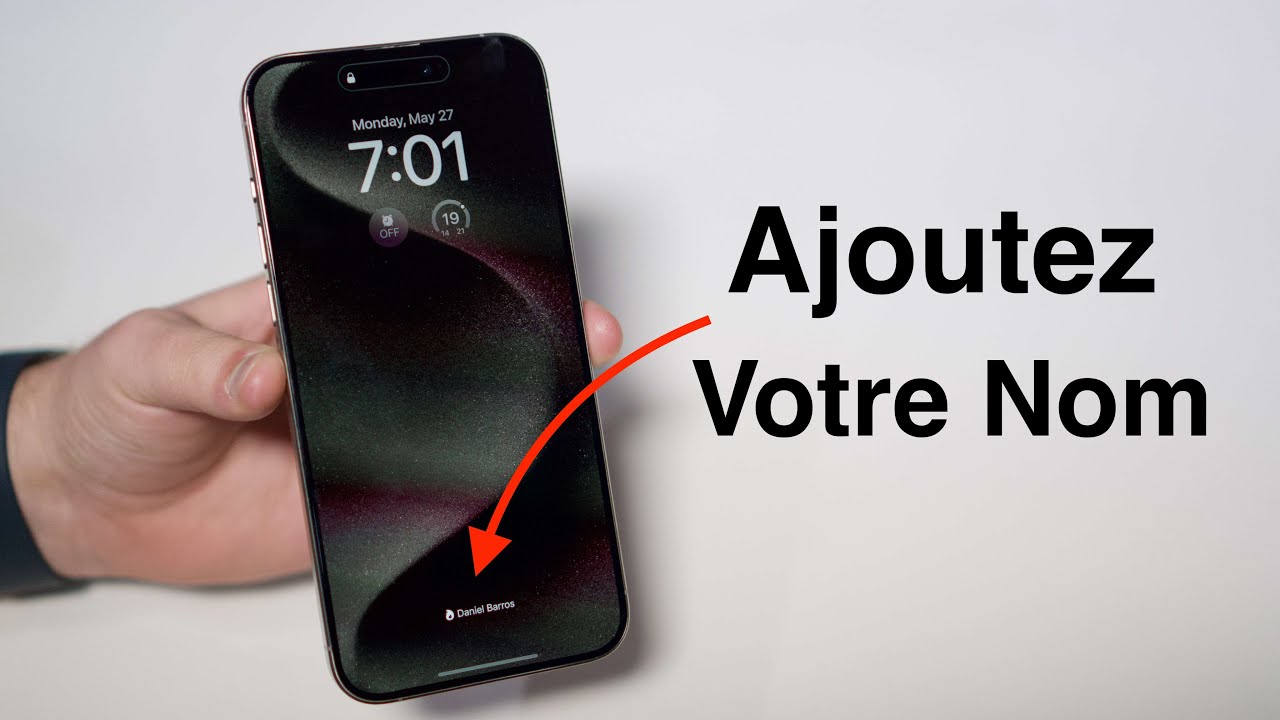 Comment Ajouter Votre Nom Sur L’écran Verrouillé de Votre iPhone!