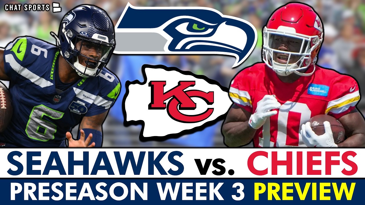 Seahawks vs. Chiefs NFL Preseason Week 3 Preview: Seahawks To Watch ft. Trevon Diggs & Jalen Milroe