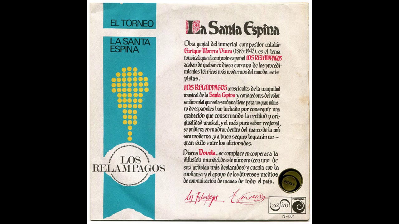 Los Relampagos - La Santa Espina (1967)