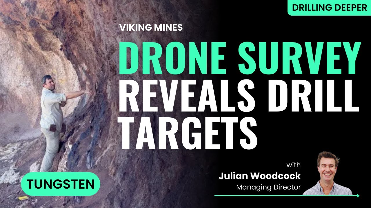 Обследования с помощью дронов, геофизика и вольфрам: компания Viking Mines продвигает проект Link...