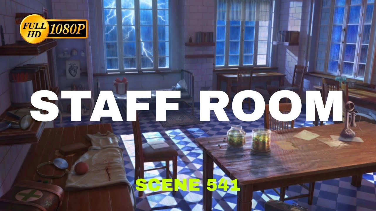 June's Journey Scene 541 Vol 2 Ch 9 Staff Room *Full Mastered Scene* HD 1080p
