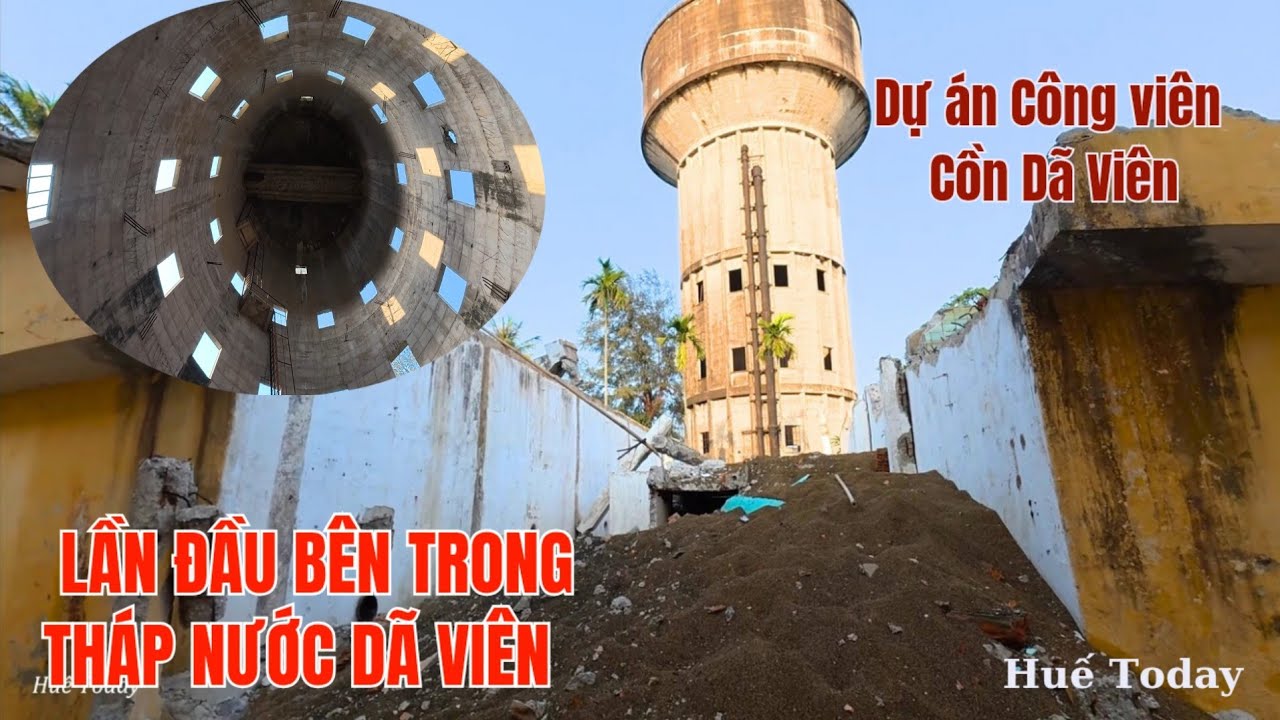 Nhà máy nước Dã Viên đã hoàn thành sứ mệnh | Chờ hoàn thành dự án Công viên Dã Viên | Huế Today