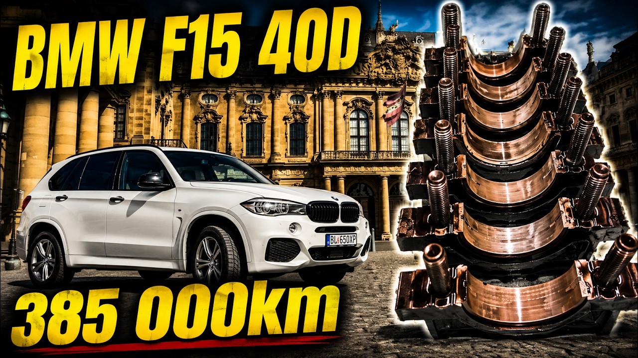BMW F15 40d (N57D30B) – motor po 385 000 km rozobraný do šróbika! Ako sú na tom ložiská a HPFP