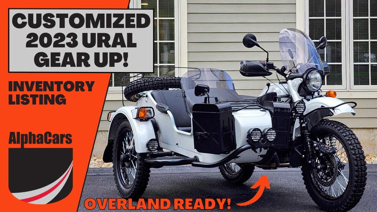 Embark on Epic Journeys with this Custom 2023 Ural Gear Up Rainier White