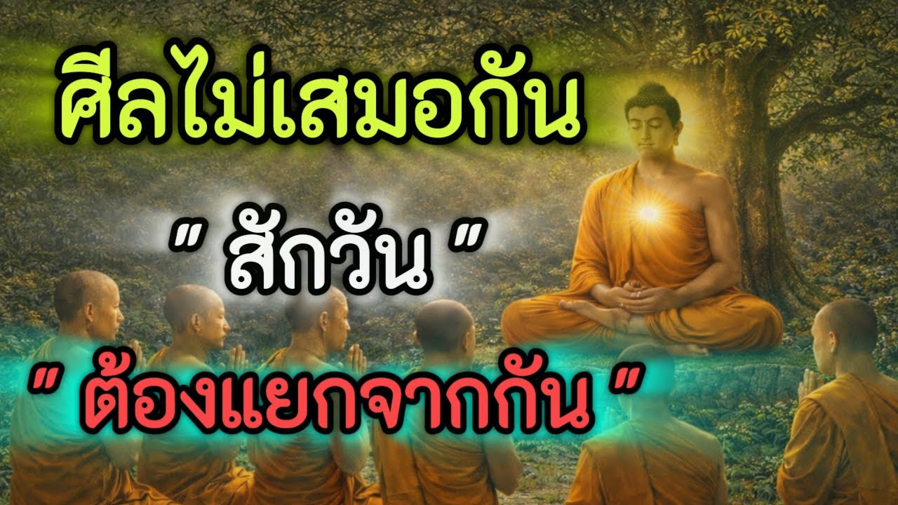 ถ้าหากศีลไม่เสมอกัน | นั้นคือสันยานเตือนว่า สักวันก็ต้องแยกจากกัน#ฟังธรรมะก่อนนอน#ศีลเสมอแล้วเจอกัน