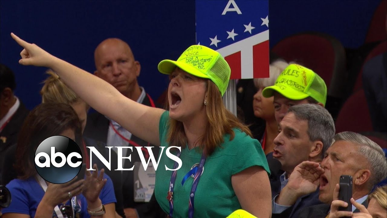 Republican Convention Roll Call Vote Attempt Leads to Chaos