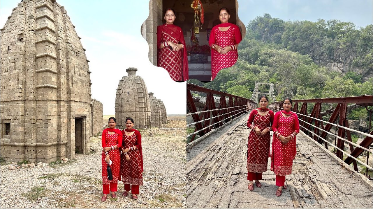 Bathu ki ladi temple vlog💃 8 महीने पानी के अंदर रहने वाला मंदिर 🙏🏻#twins #himachal #village