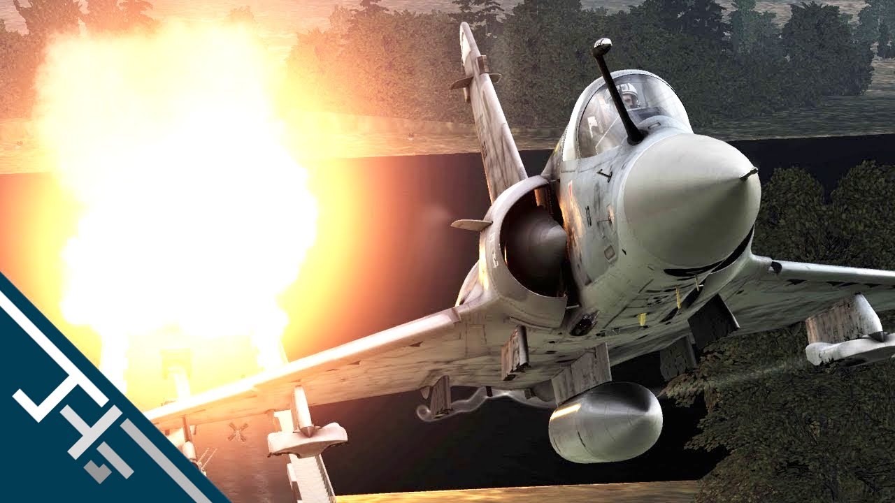 DCS: M-2000C - Bridge strike