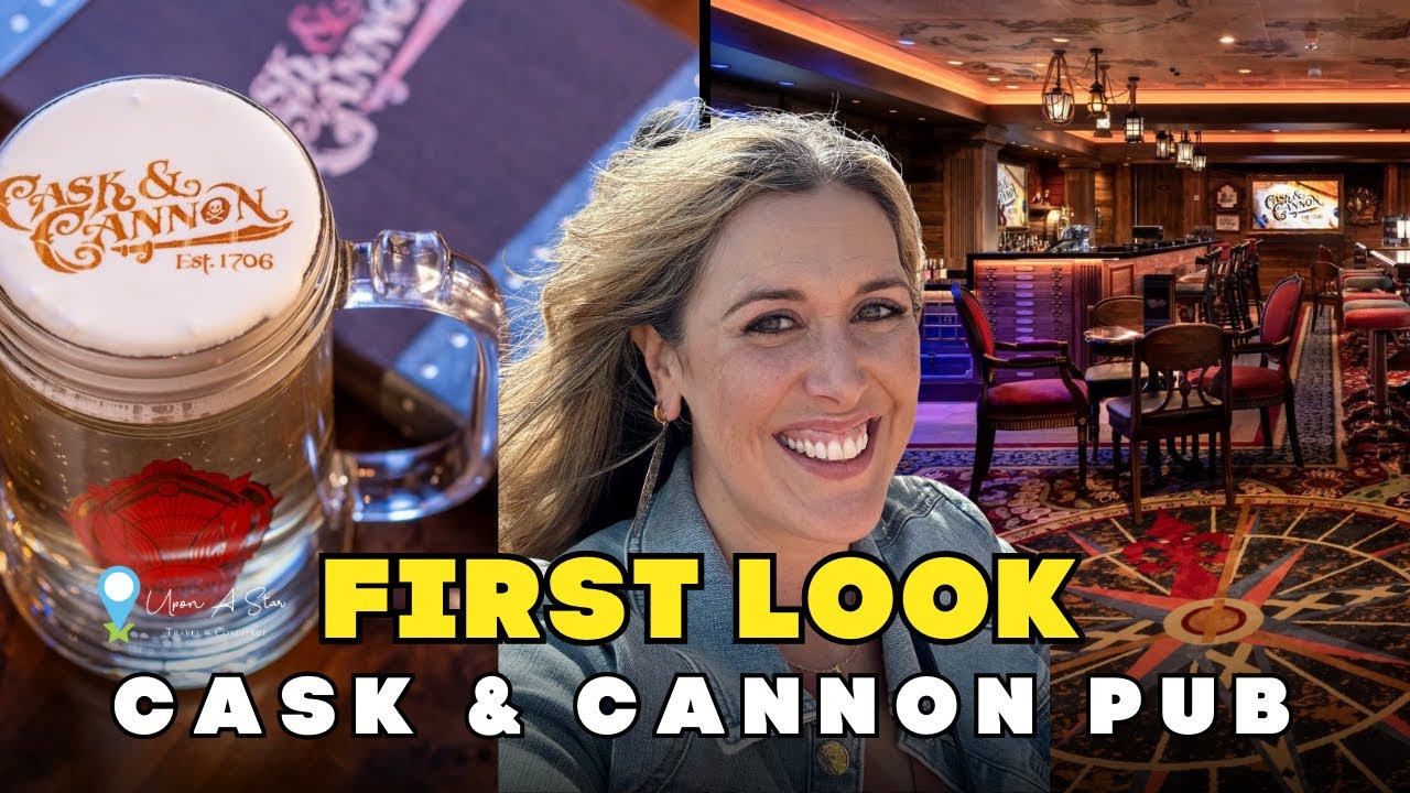 🏴‍☠️ “Disney Imagineer Reveals Secrets of the NEW Cask & Cannon Lounge on Disney Destiny!”