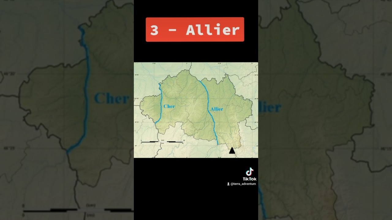 L'Allier (Dpt FR #3) #shorts