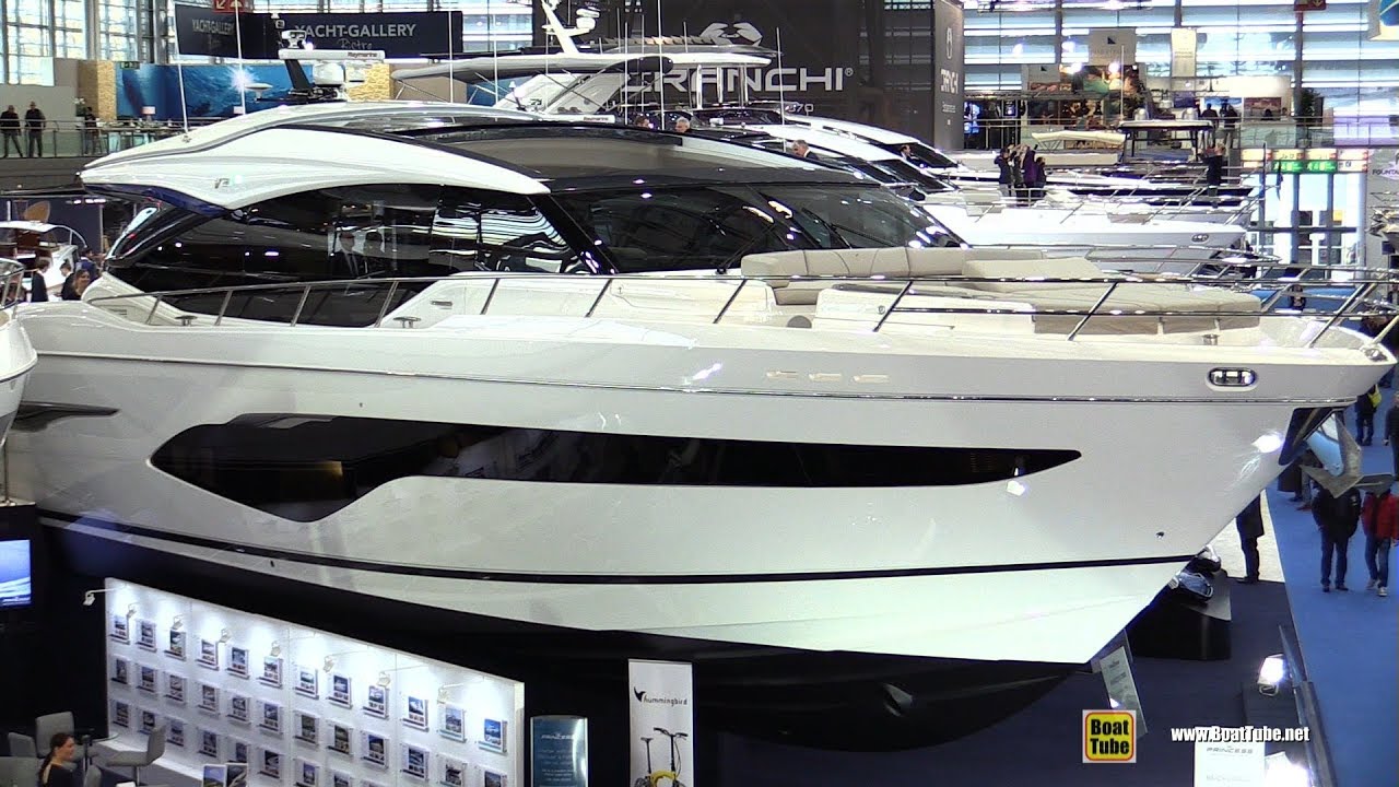 2019 Princess V78 Luxury Yacht - Walkaround - Debut at 2019 Boot Dusseldorf