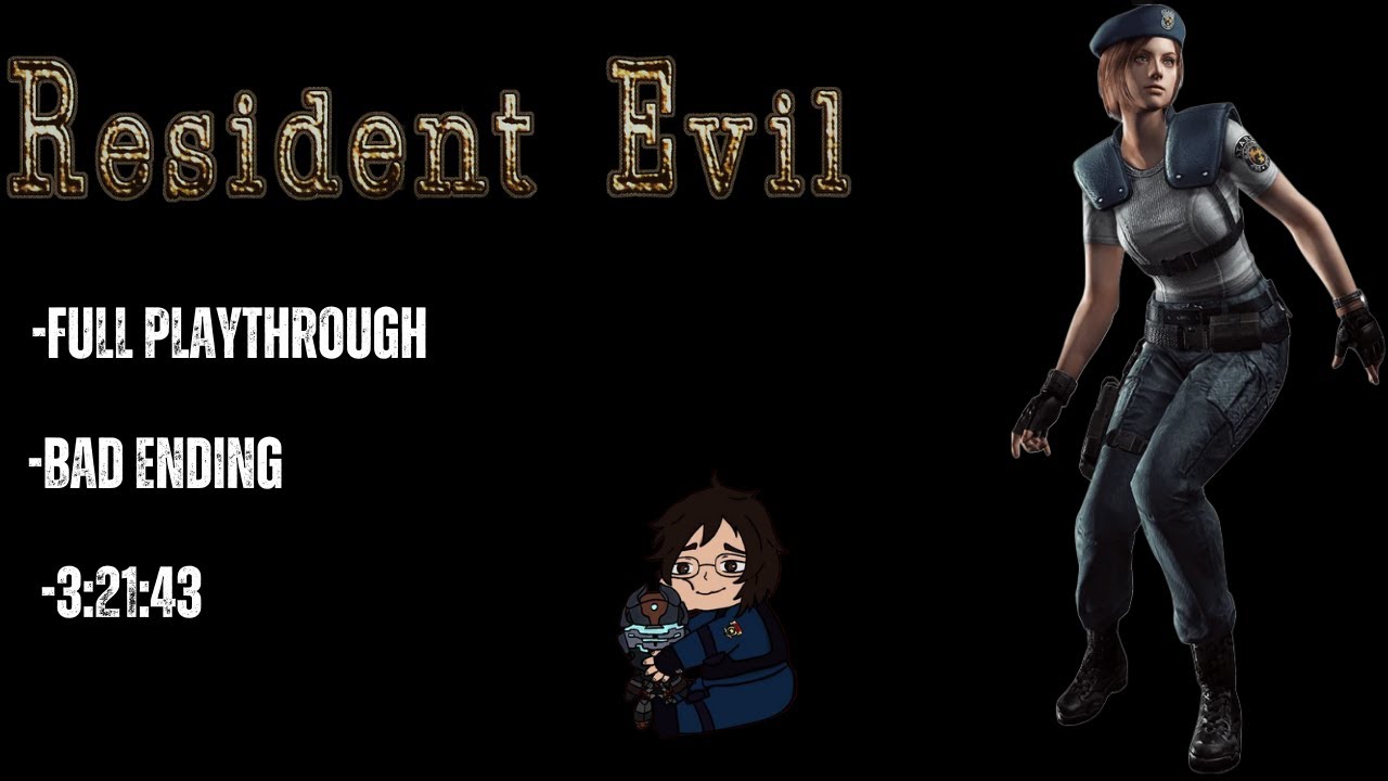 Resident Evil 1 Remake (2002) Jill Valentine Full Playthrough