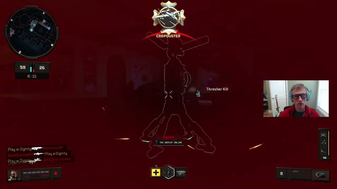 This is the Rampart on Black Ops 4 50 + Elim TDM