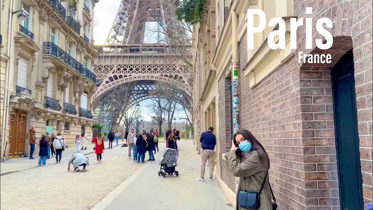 Paris, France 🇫🇷 - January 2022 - 4K 60fps -HDR Walking Tour (▶1.5 hour)