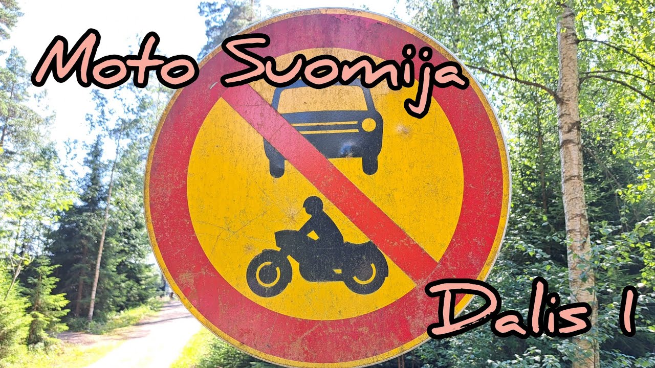 Moto Suomiją . #travel Dalis 1 .