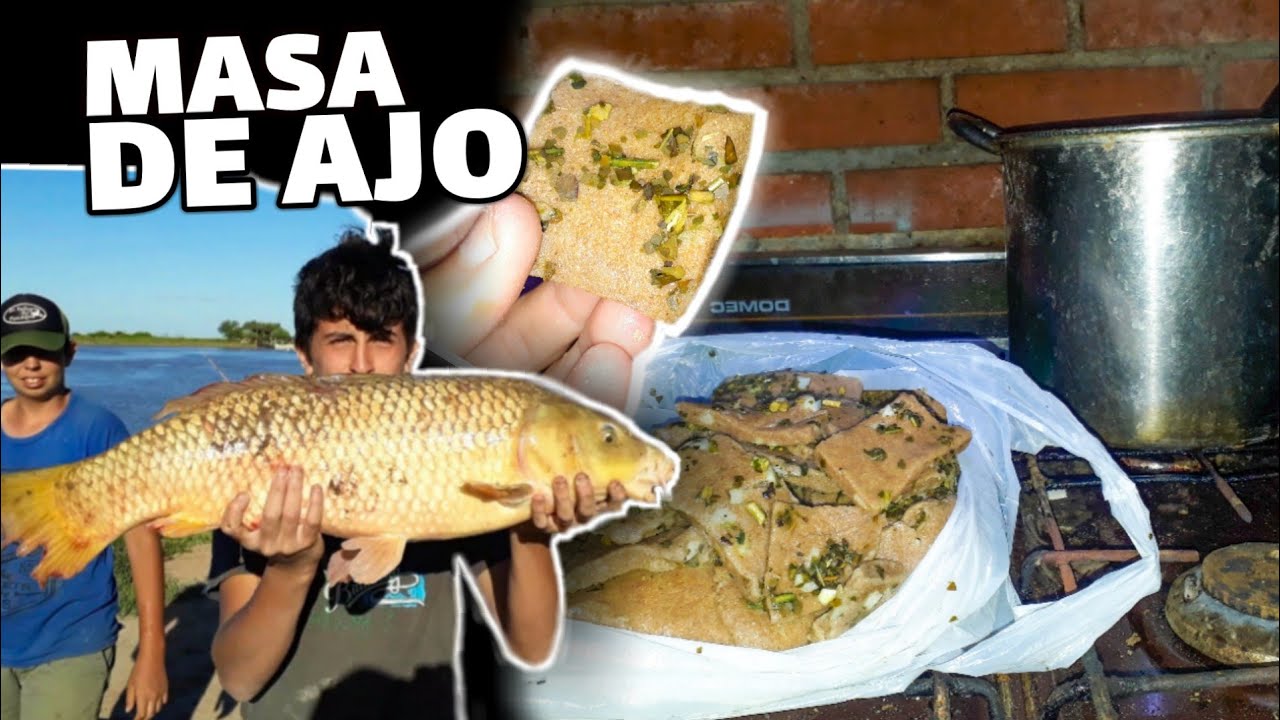 MASA De AJO Para Pescar BOGAS CARPAS BAGRES (ASÍ SE PREPARA)