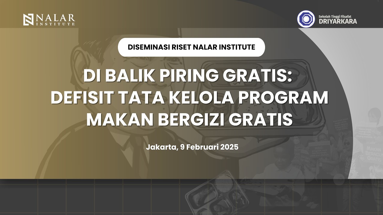 “Di Balik Piring Gratis: Defisit Tata Kelola Program Makan Bergizi Gratis”