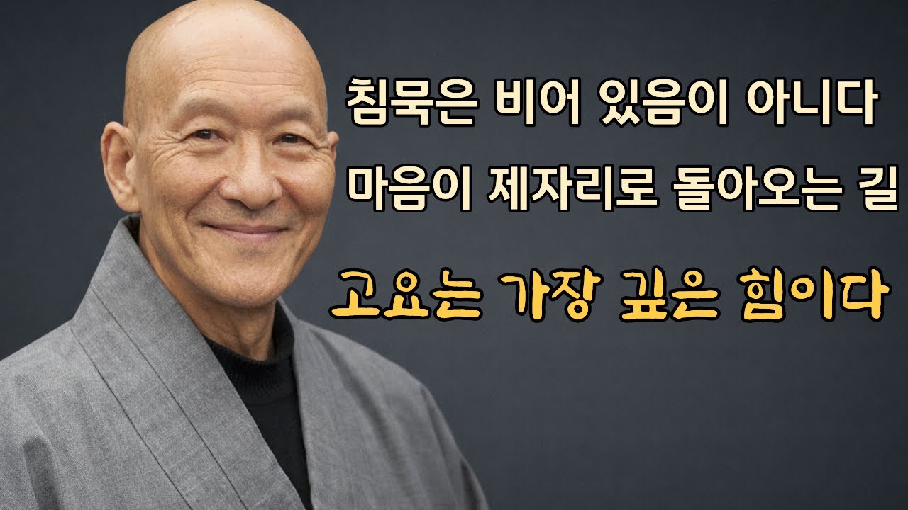 잠들기 전 침묵 명상｜생각은 흘려보내고, 숨으로 돌아오십시오