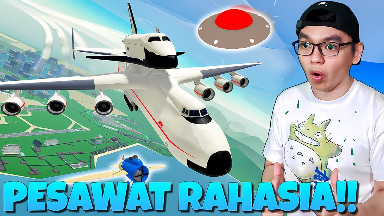 KEREN!! Pesawat TERBESAR & Temukan Pesawat RAHASIA 🔥✈🔥 || Pilot Training Flight Simulator Indonesia