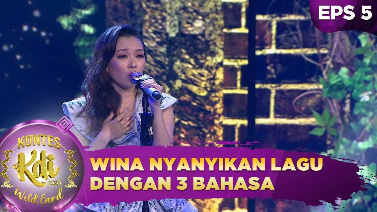 Lagu [MIMPI TERINDAH] Dinyanyikan Dengan Bahasa Korea Oleh Wina - Wildcard Kontes KDI 2020 (31/8)