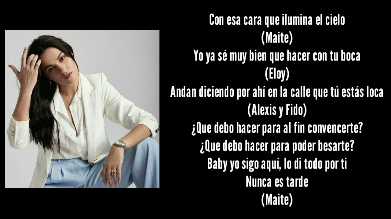 Como Yo Te Quiero - Maite Perroni (Ft. Alexis y Fido) Letra