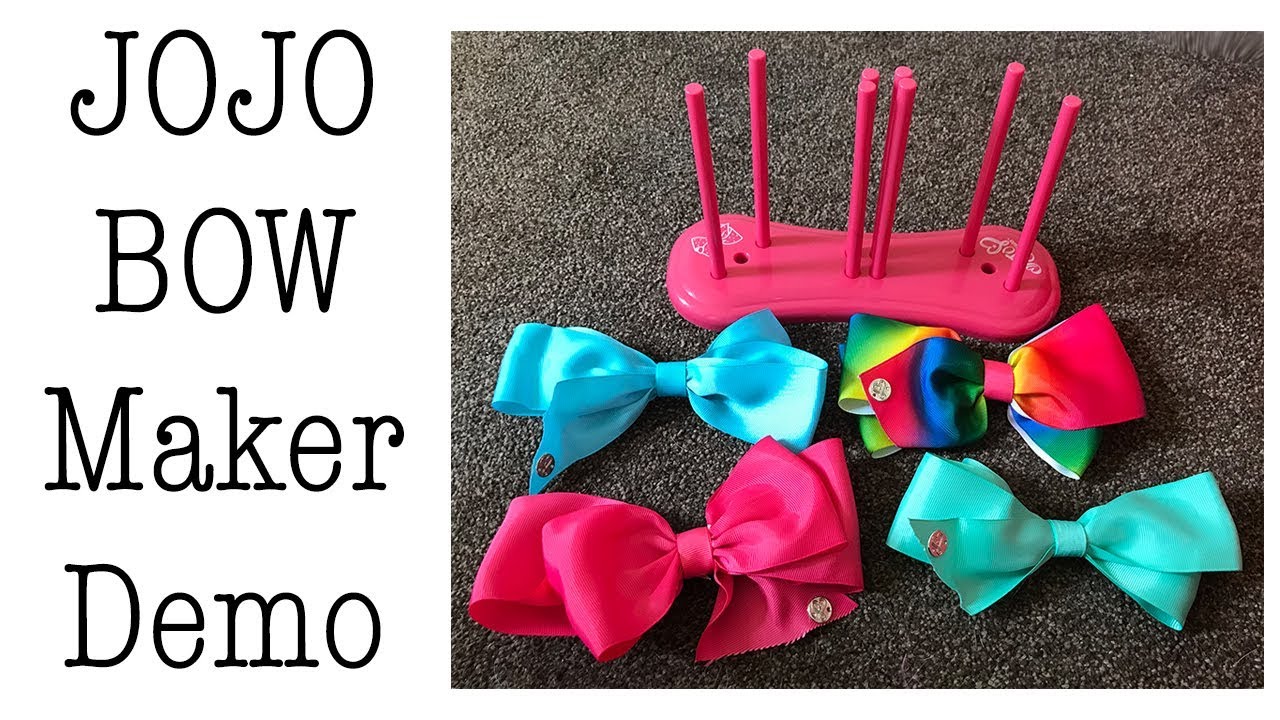 Jojo Siwa Bow Maker Tutorial