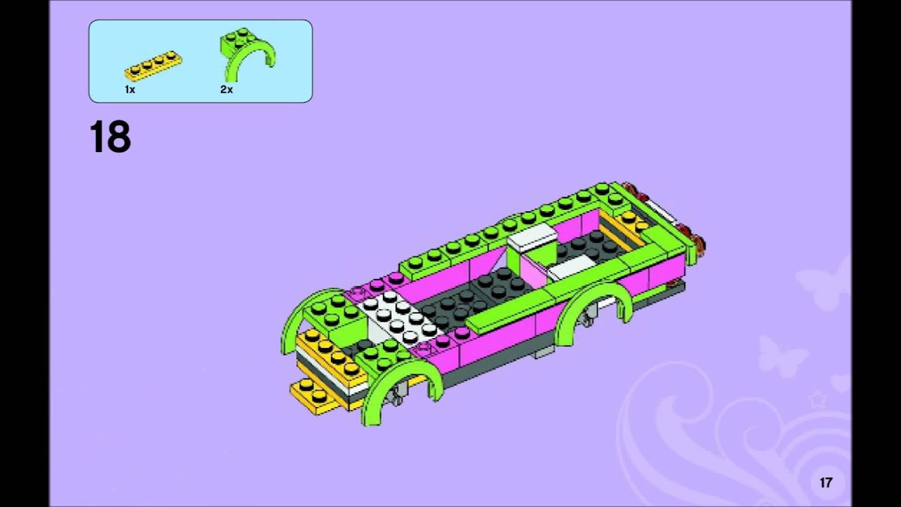 LEGO Friends 3184 - Adventure Camper Building Instructions