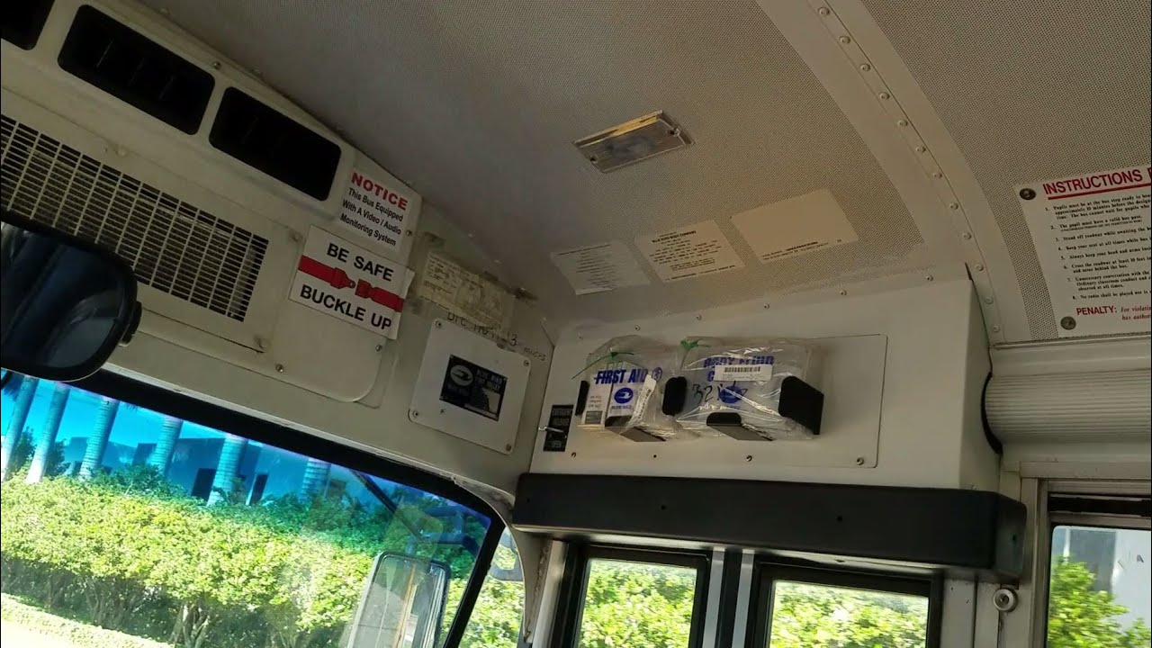 Miami Dade District School Bus BlueBird Vision 2013 AM route #32116