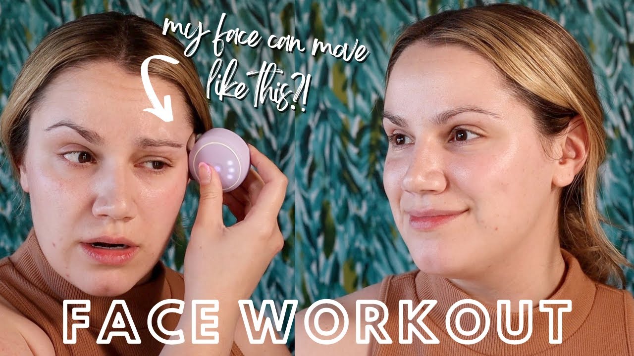 USING MICROCURRENTS TO TIGHTEN & PLUMP MY FACE | AT HOME FACIAL FT. FOREO BEAR MINI