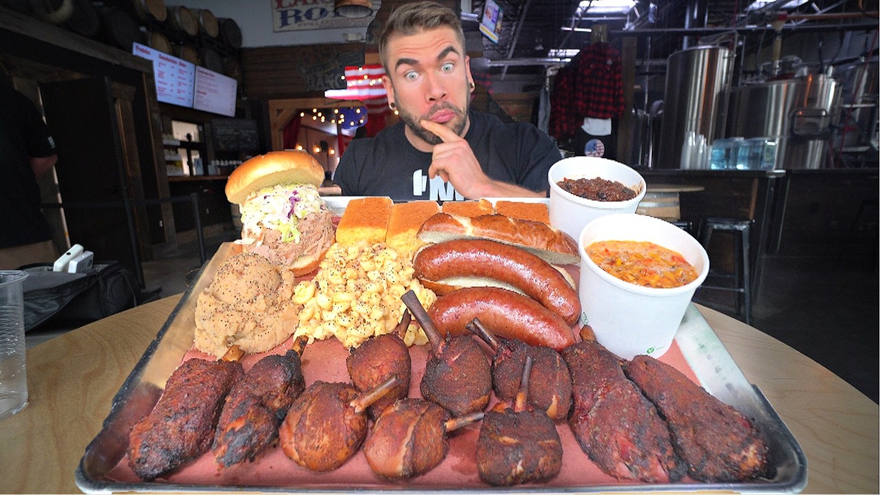 Nobody Has Ever Beaten This BBQ Platter Challenge In San Diego! Joel Hansen