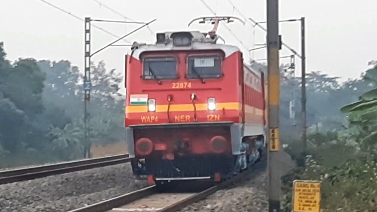 Indian Railways Wap4 Locomotive Sealdah Express 