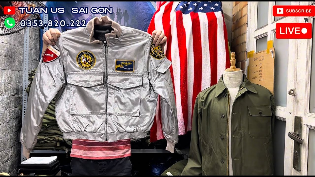 [25/1] ĐỒ LÍNH MỸ | ÁO PILOT G8 CHỐNG CHÁY | MA1 XƯA 1968 | PILOT B15F | CẤP PHÁT QUÂN ĐỘI MỸ