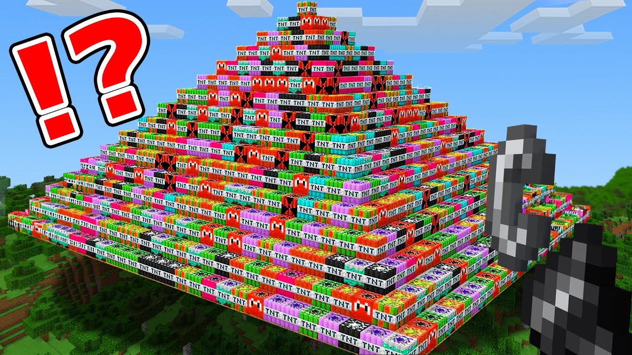 75万のマイクラを最強のTNTで破壊してみた結果www【まいくら・マインクラフト】