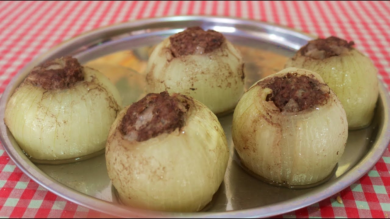 ESSA CEBOLA RECHEADA DE FORNO É DE DAR ÁGUA NA BOCA!