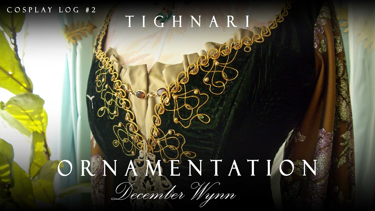 Tighnari Cosplay Log 4: Ruffles and Ornamentation || Cosplay and Crafting ASMR