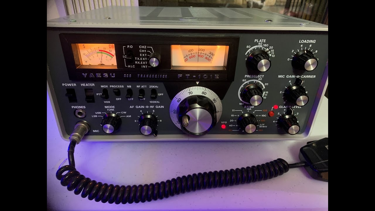 YAESU FT 101E, A CLASSIC RADIO.