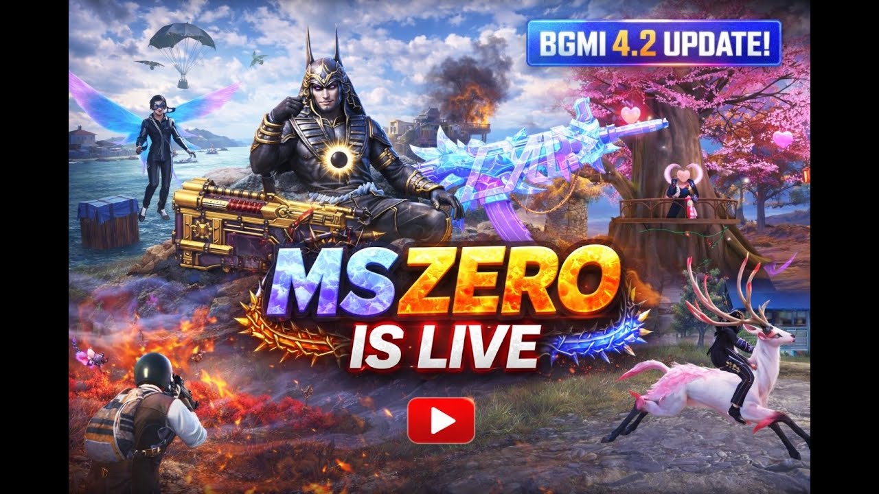 Lets Discover New Update 😬 | MS Zero is Live | #bgmilive #bgmi