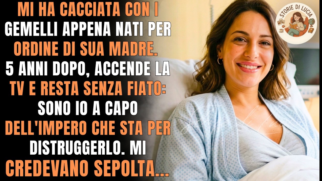 Mi caccia con i gemelli appena nati: 5 anni dopo mi vede in TV e... Giustizia è fatta! 🤫