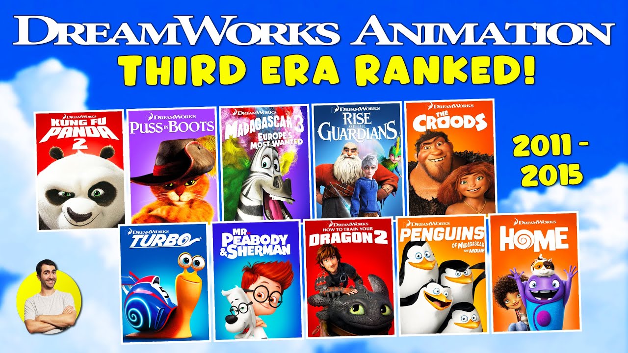 DreamWorks Animation — Dark Age, рейтинг от худшего к лучшему (Третья эра, 2011–2015)